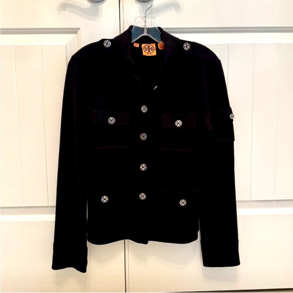 Tory Burch Black Buttoned cardigan